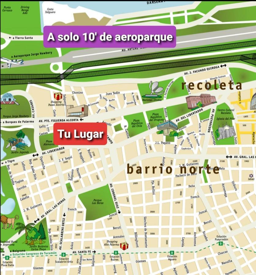 Castex Y Salguero Palermo Chico 2 Pax 10Min Aeroparque 100M Mater Dei Apartment Buenos Aires Exterior photo